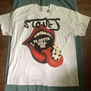 The Rolling Stones White Cotton T-Shirt